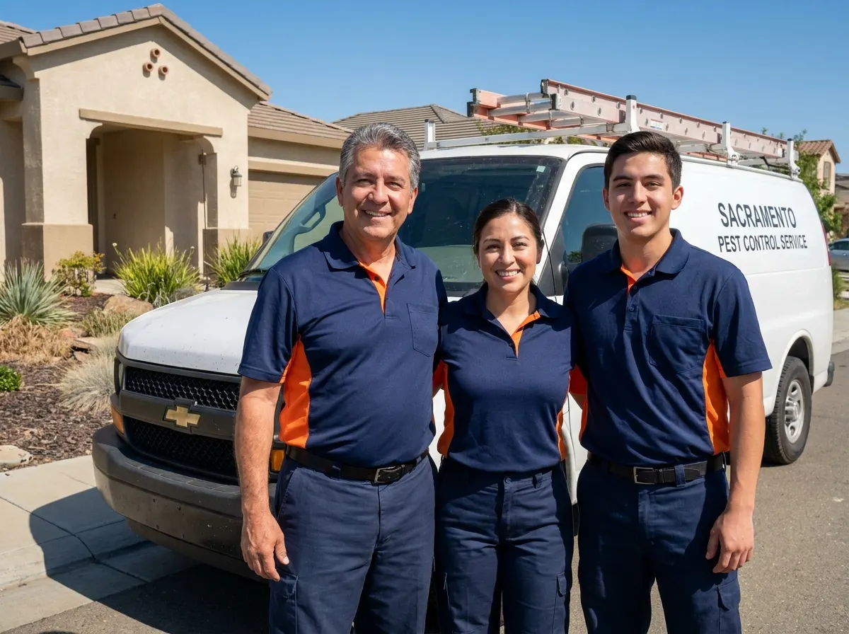 Tavion Pest Defense pest control service team in Sacramento, CA